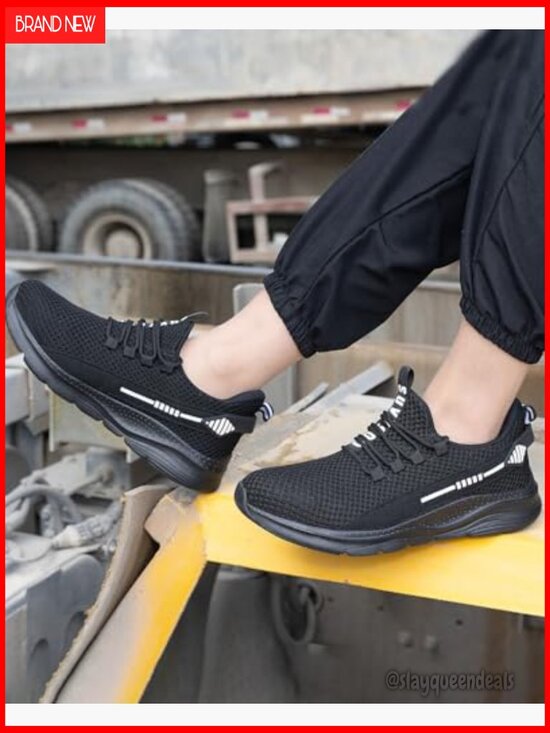 Men\'s Steel Toe Work Sneakers Puncture Proof Non-Slip Lightweight Breathable main image 7
